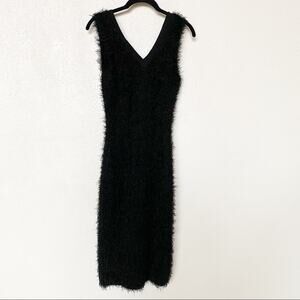 COS Textured Sleeveless Dress Black Size XS